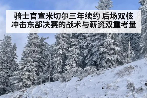 骑士官宣米切尔三年续约 后场双核冲击东部决赛的战术与薪资双重考量